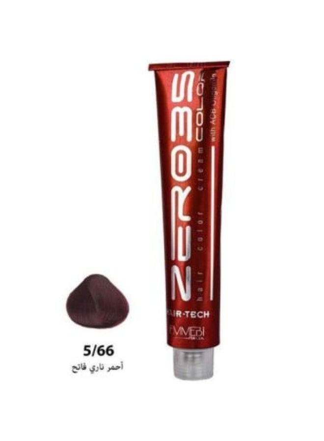 Italian Hair Color Red Shades 5/66 - 100ml